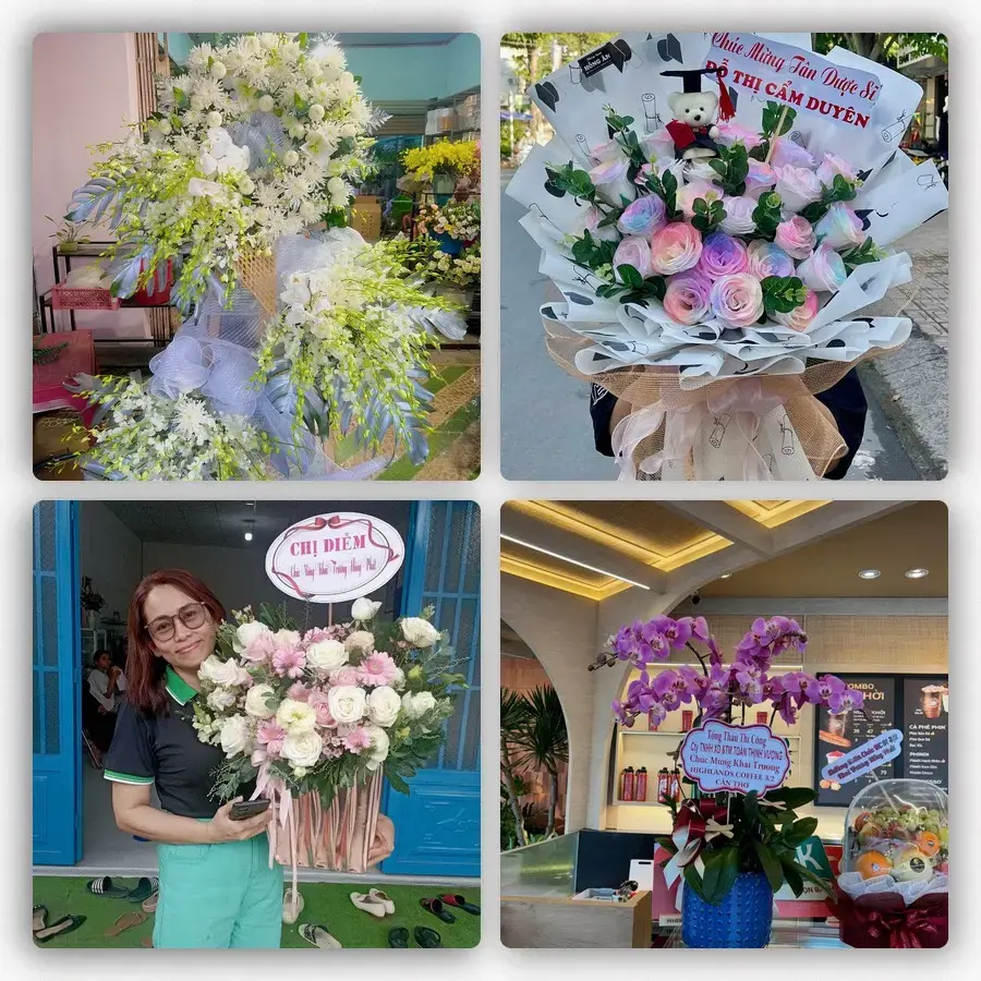 Mẫu hoa tươi tại Dầu Tiếng