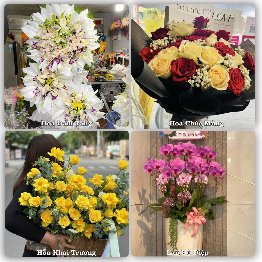 Đặt hoa giao tận nơi khu Dĩ An, Bình Dương