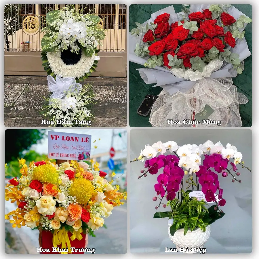 Mẫu hoa tươi giao tại Định Công, Hà Nội