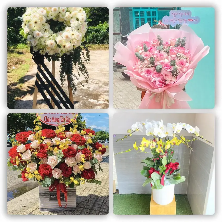 Mẫu hoa tươi tại Đồng Phú
