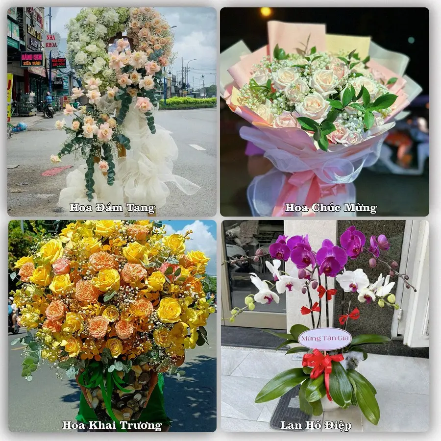 Đặt hoa giao tận nơi khu Đông Thạnh, TP.HCM