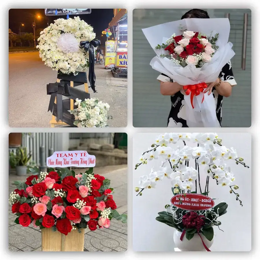 Mẫu hoa tươi tại Đức Tài