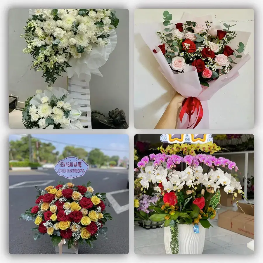 Mẫu hoa tươi tại Ea Súp