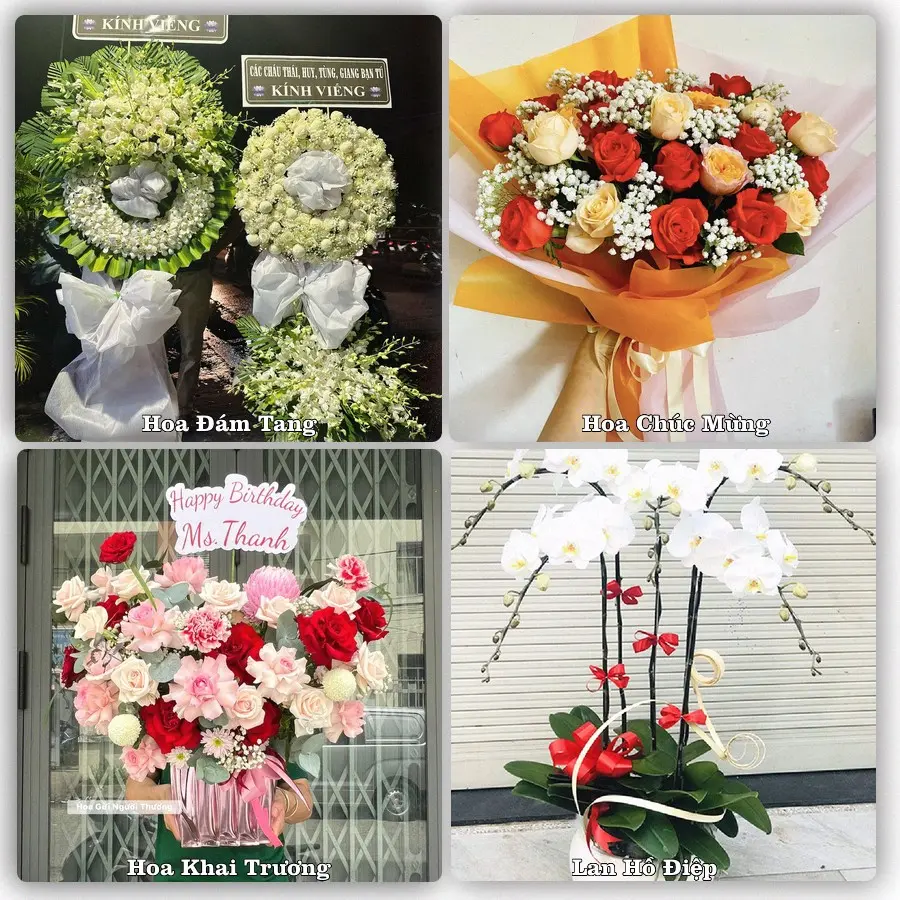 Đặt điện hoa giao tận nơi khu Gia Định, Bình Thạnh