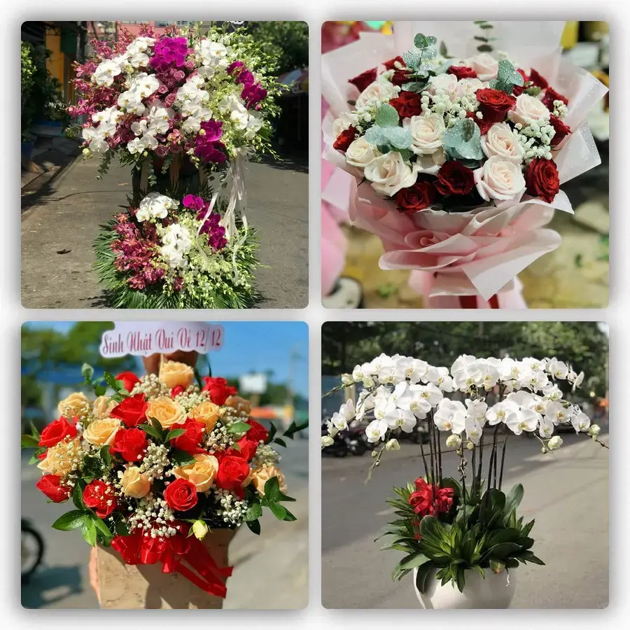 Mẫu hoa tươi tại Gia Lộc
