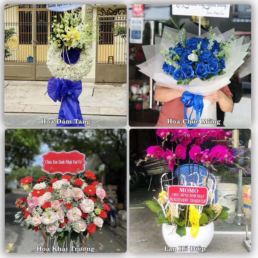 Mẫu hoa tươi giao tại Gia Viên, Hải Phòng