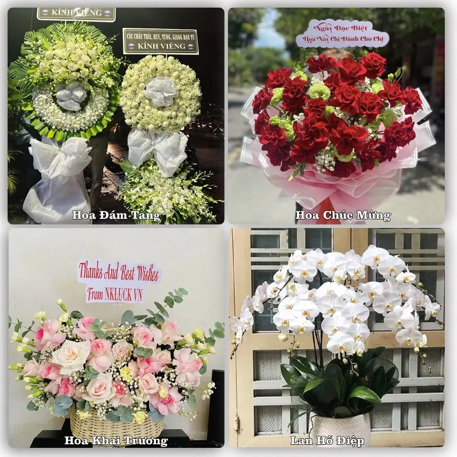 Đặt hoa giao tận nơi khu Hố Nai, Đồng Nai