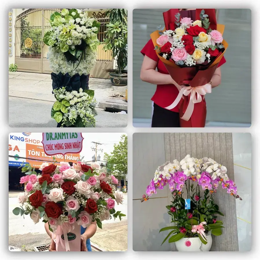 Mẫu hoa tươi tại Hoa Sơn