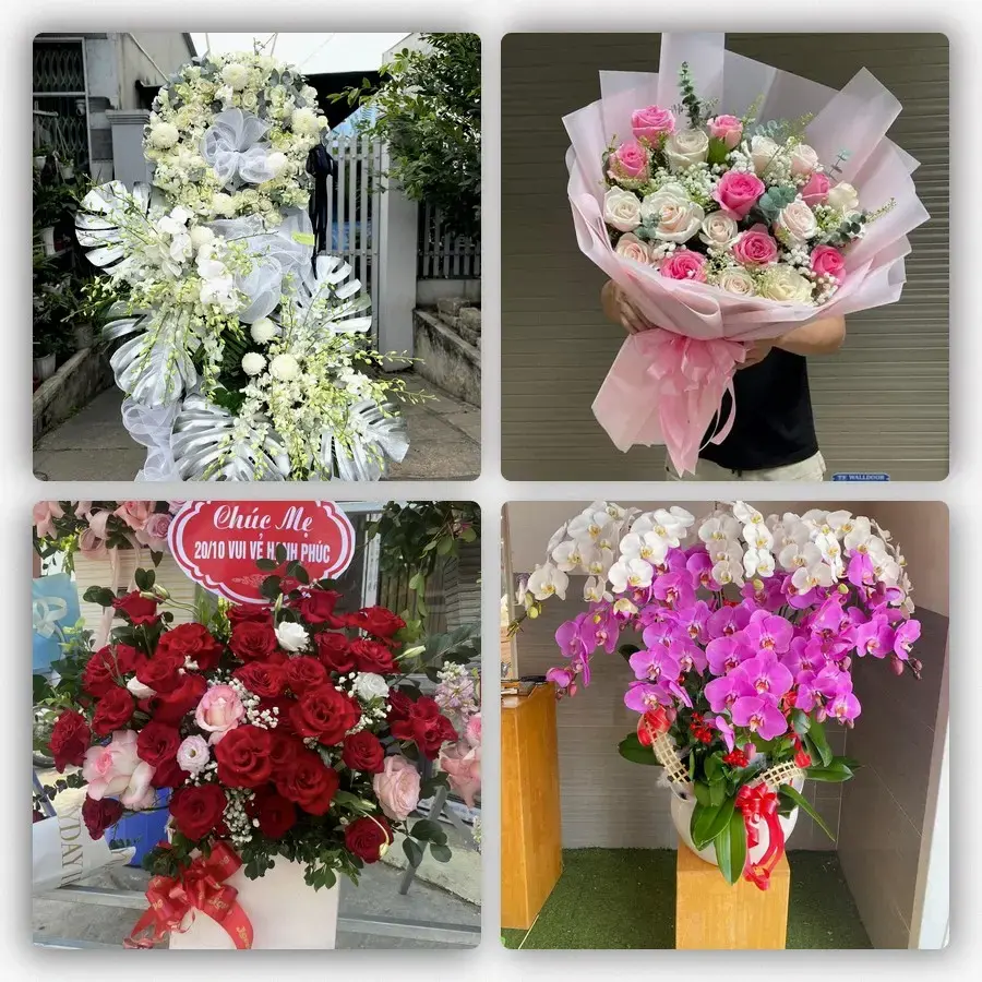 Mẫu hoa tươi tại Hưng Hoá