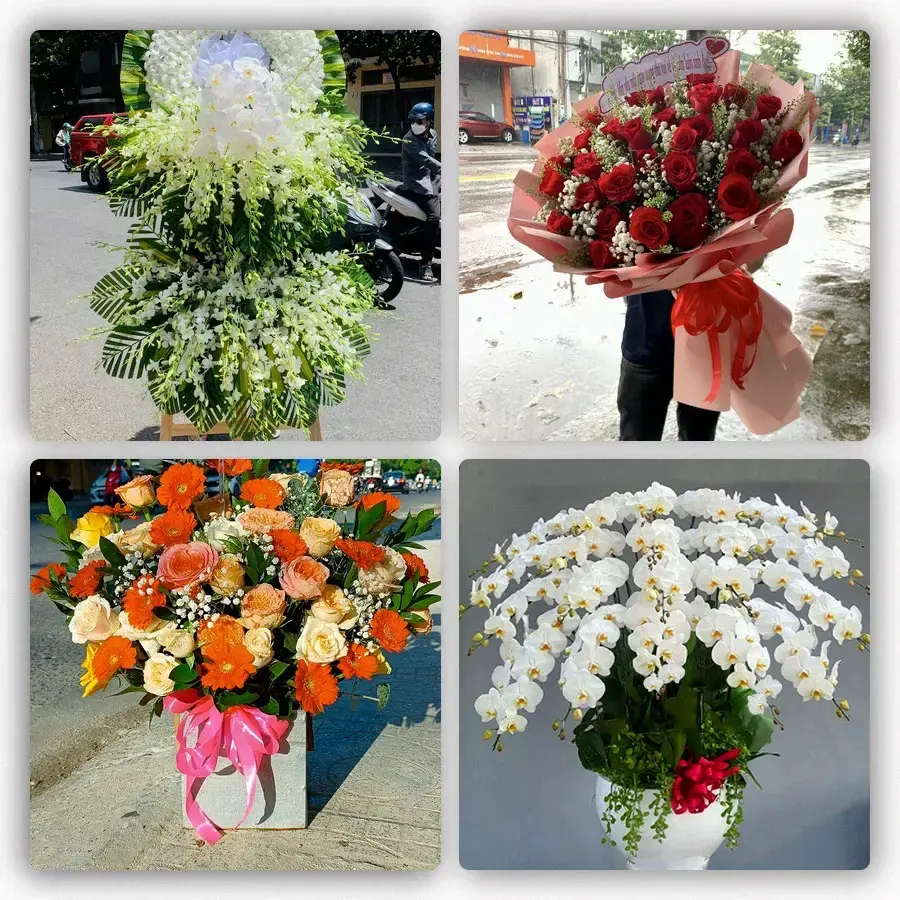 Mẫu hoa tươi tại Hưng Yên