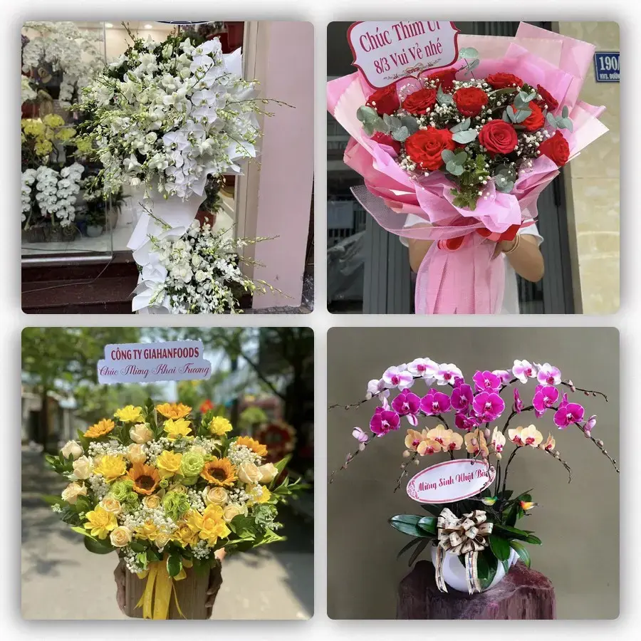 Mẫu hoa tươi tại Ia Ly