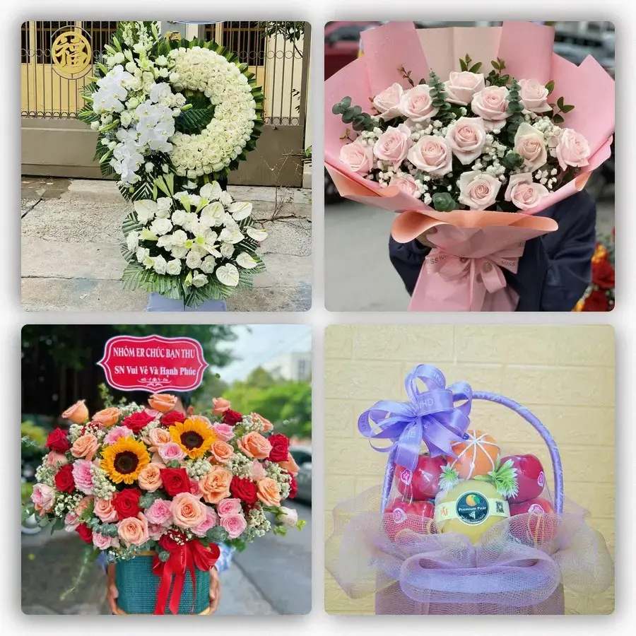 Mẫu hoa tươi tại Kỳ Anh