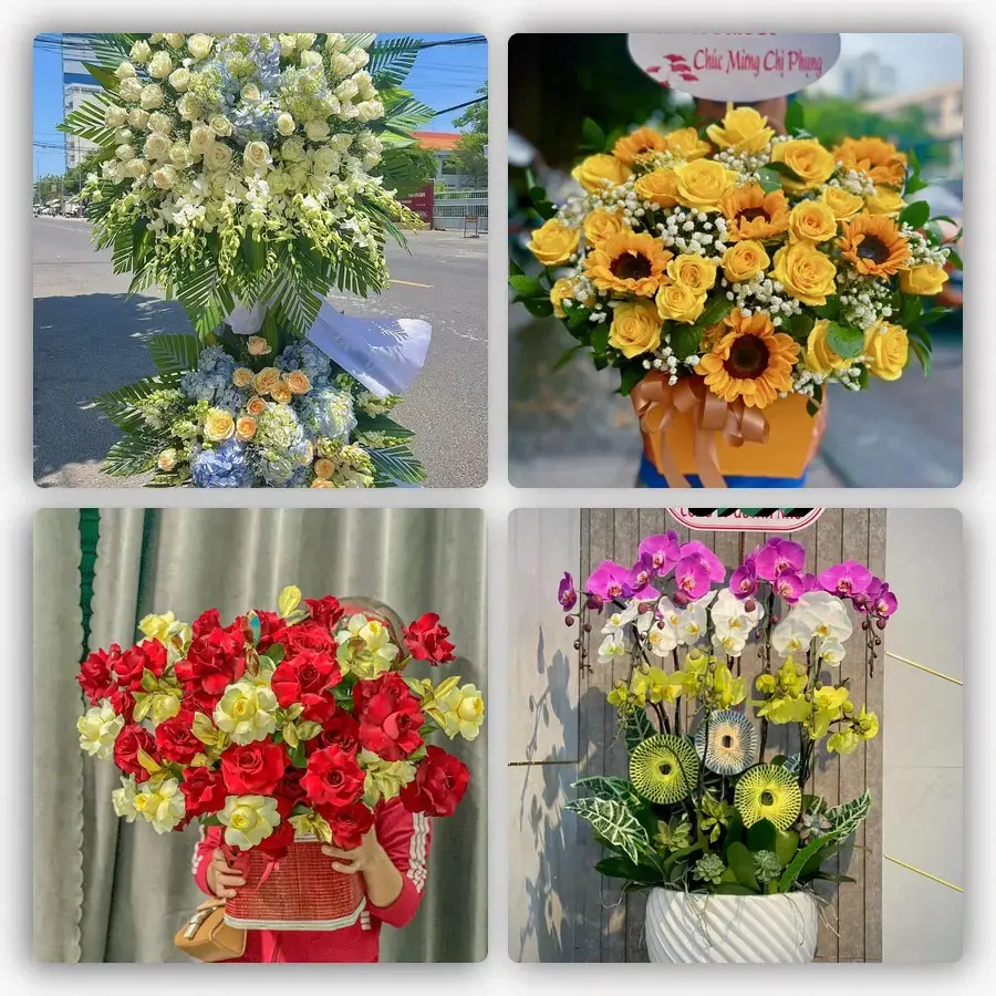 Mẫu hoa tươi tại Lim