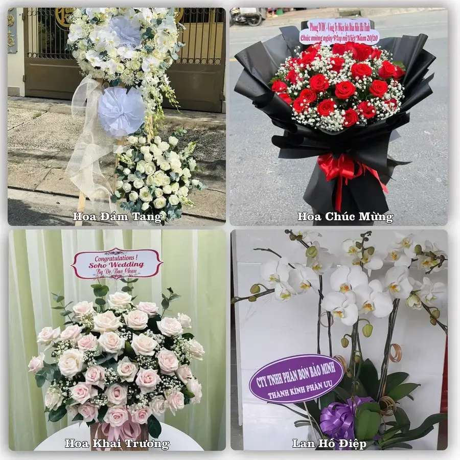 Shop hoa tươi Linh Xuân – hoa khai trương, chúc mừng giao tận nơi