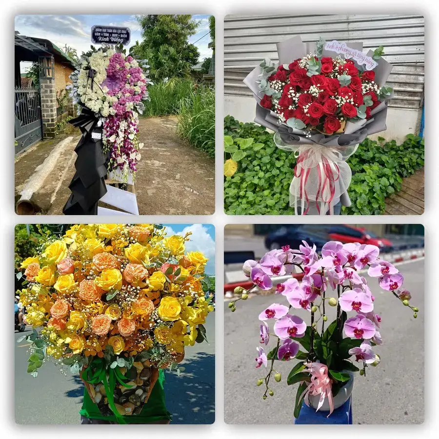 Mẫu hoa tươi tại Lộc Hòa
