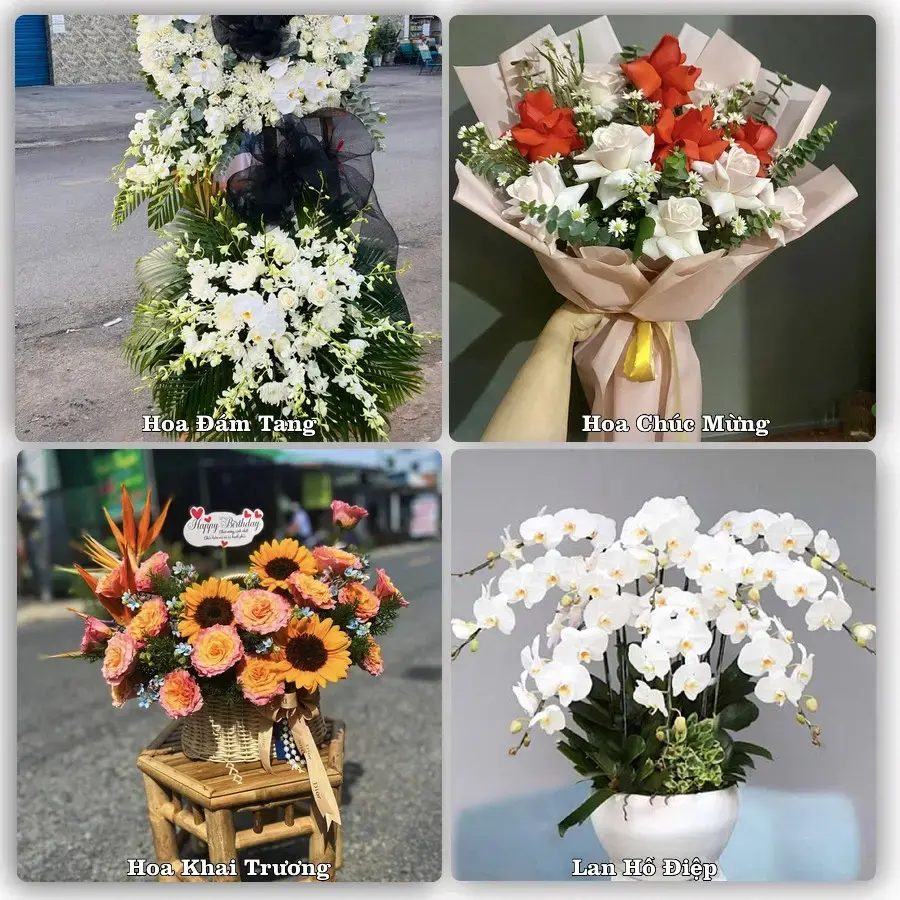 Shop hoa tươi Long An, Tây Ninh – đặt hoa theo dịp, giao tận nơi