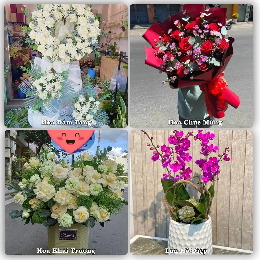 Đặt hoa giao tận nơi khu Long Bình, Đồng Nai