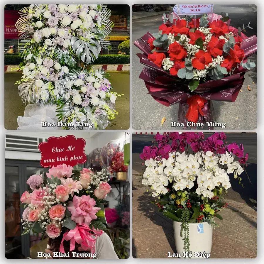 Đặt hoa giao tận nơi khu Long Bình, TP.HCM