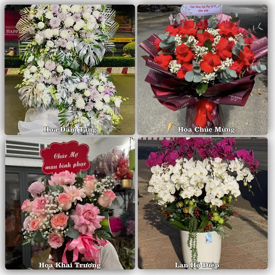 Đặt hoa giao tận nơi khu Long Bình, TP.HCM
