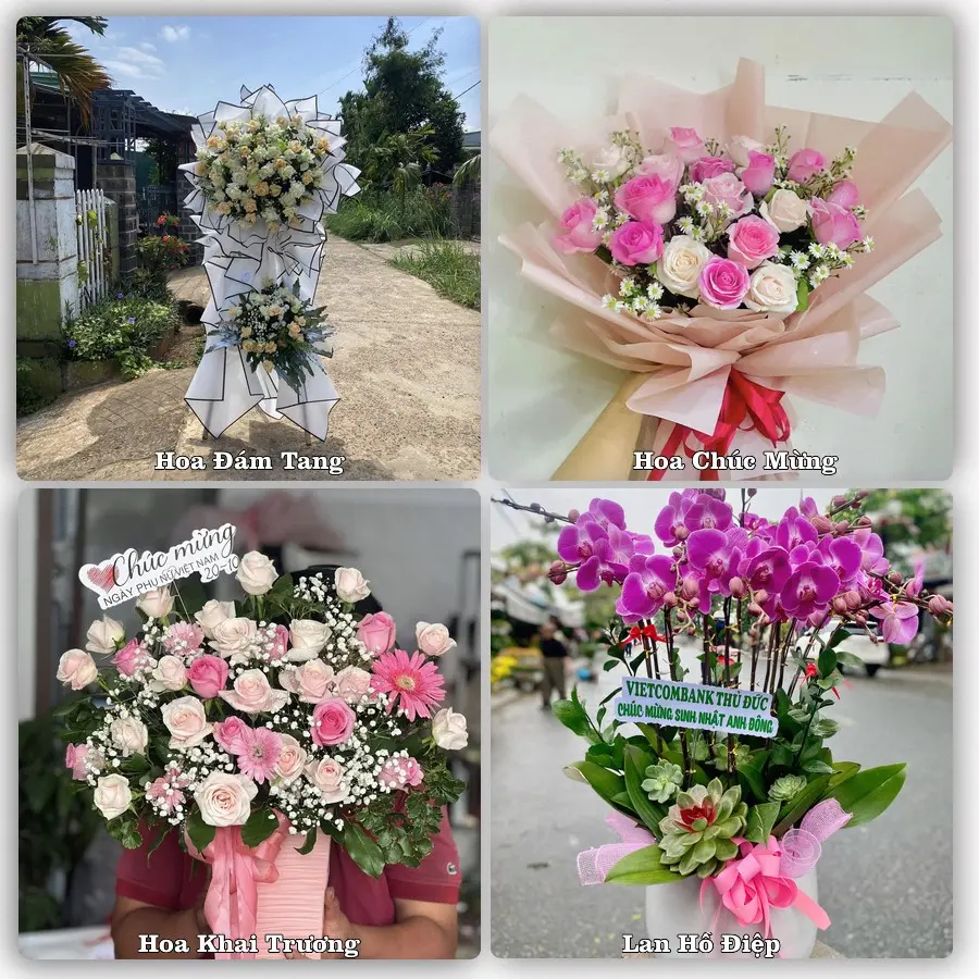 Mẫu hoa tươi giao tại Long Trường, TP.HCM