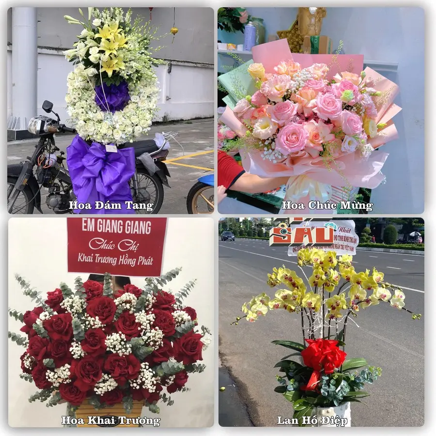 Đặt hoa giao tận nơi khu Long Xuyên, An Giang