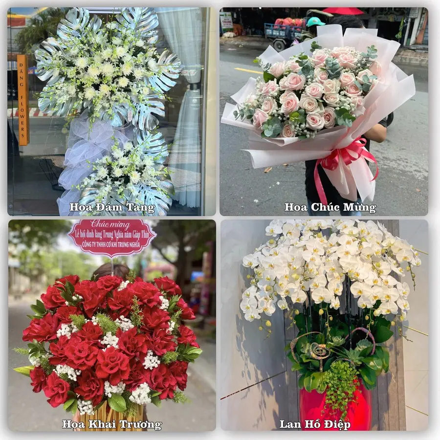Đặt hoa giao tận nơi khu Minh Phụng, Quận 11