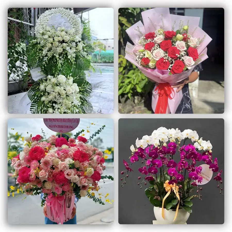 Mẫu hoa tươi tại Mường Lát