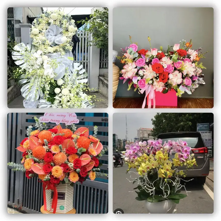 Mẫu hoa tươi tại Na Hang