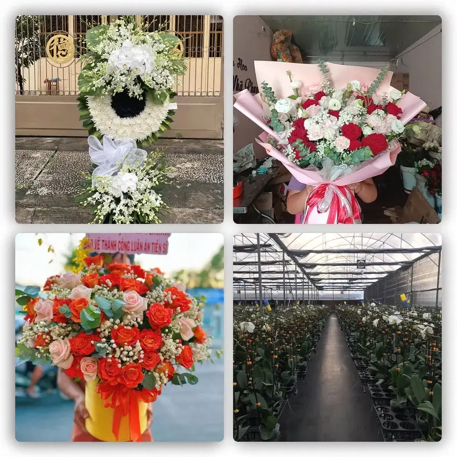 Mẫu hoa tươi tại Ngãi Tứ