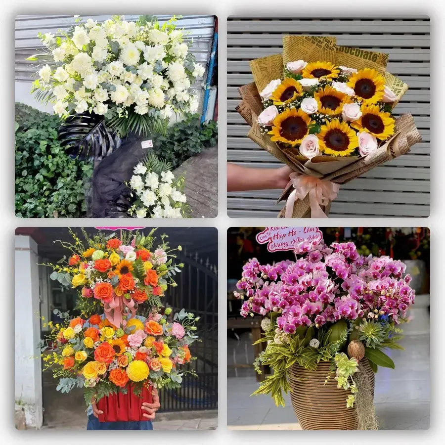 Mẫu hoa tươi tại Ngọc Lặc