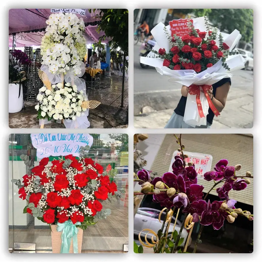 Mẫu hoa tươi tại NT Liên Sơn