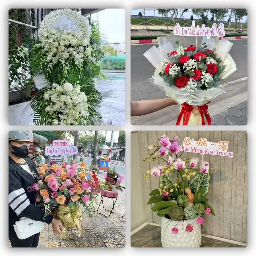 Mẫu hoa tươi tại Núi Đèo