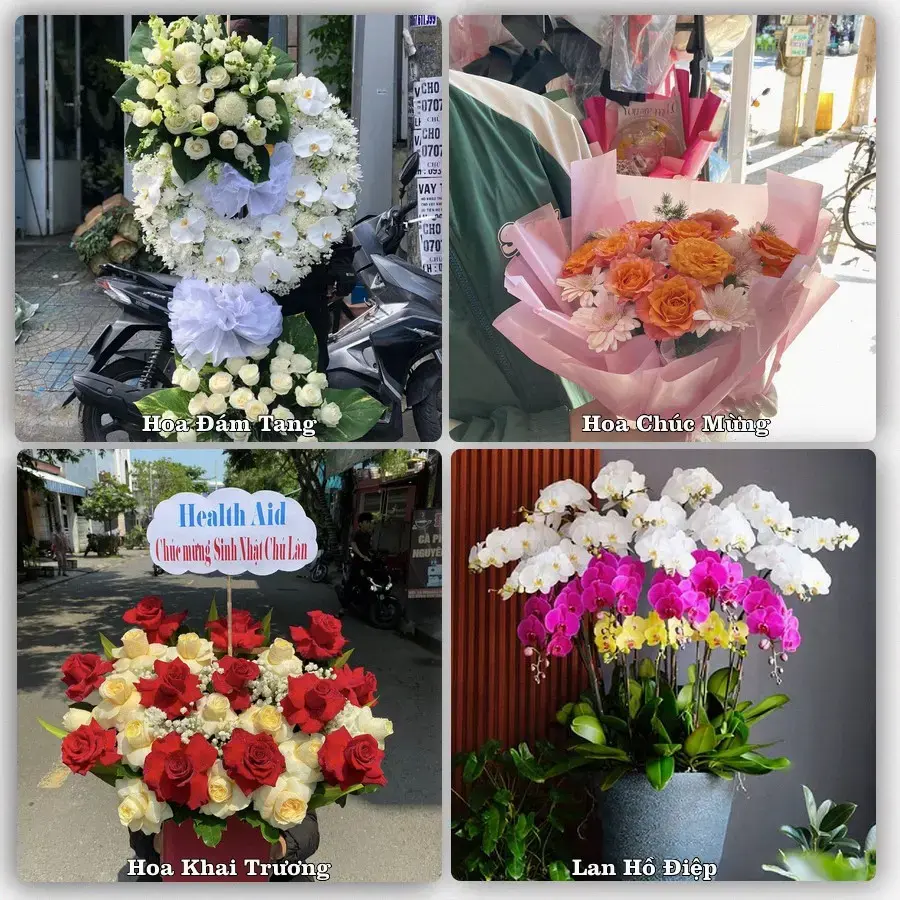 Đặt hoa giao tận nơi khu Phan Đình Phùng, Thái Nguyên