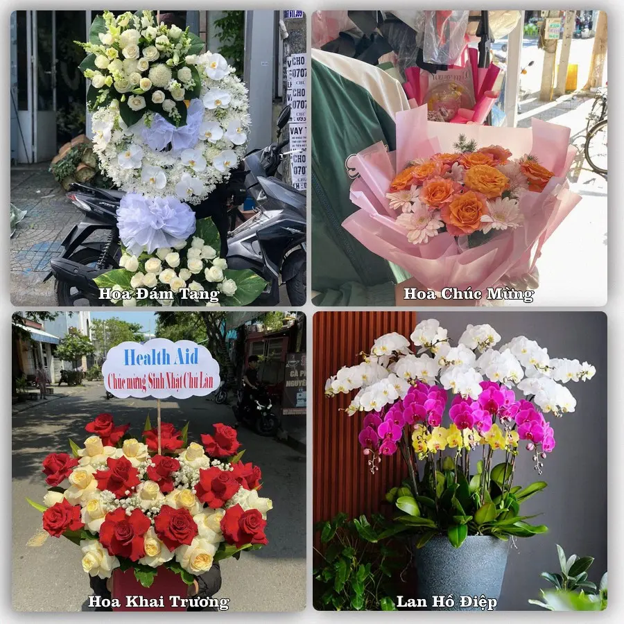 Đặt hoa giao tận nơi khu Phan Đình Phùng, Thái Nguyên