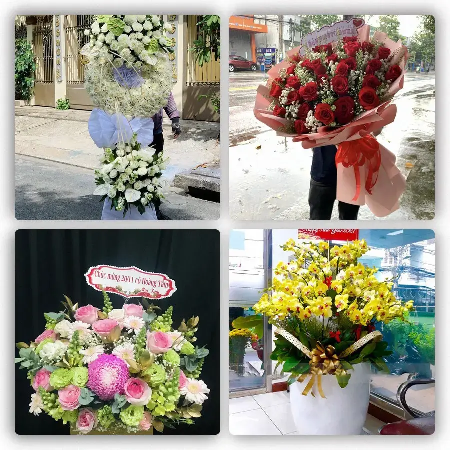 Mẫu hoa tươi tại Phổ Yên
