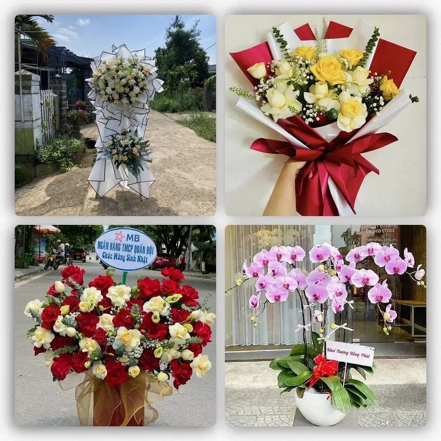 Mẫu hoa tươi tại Phồn Xương