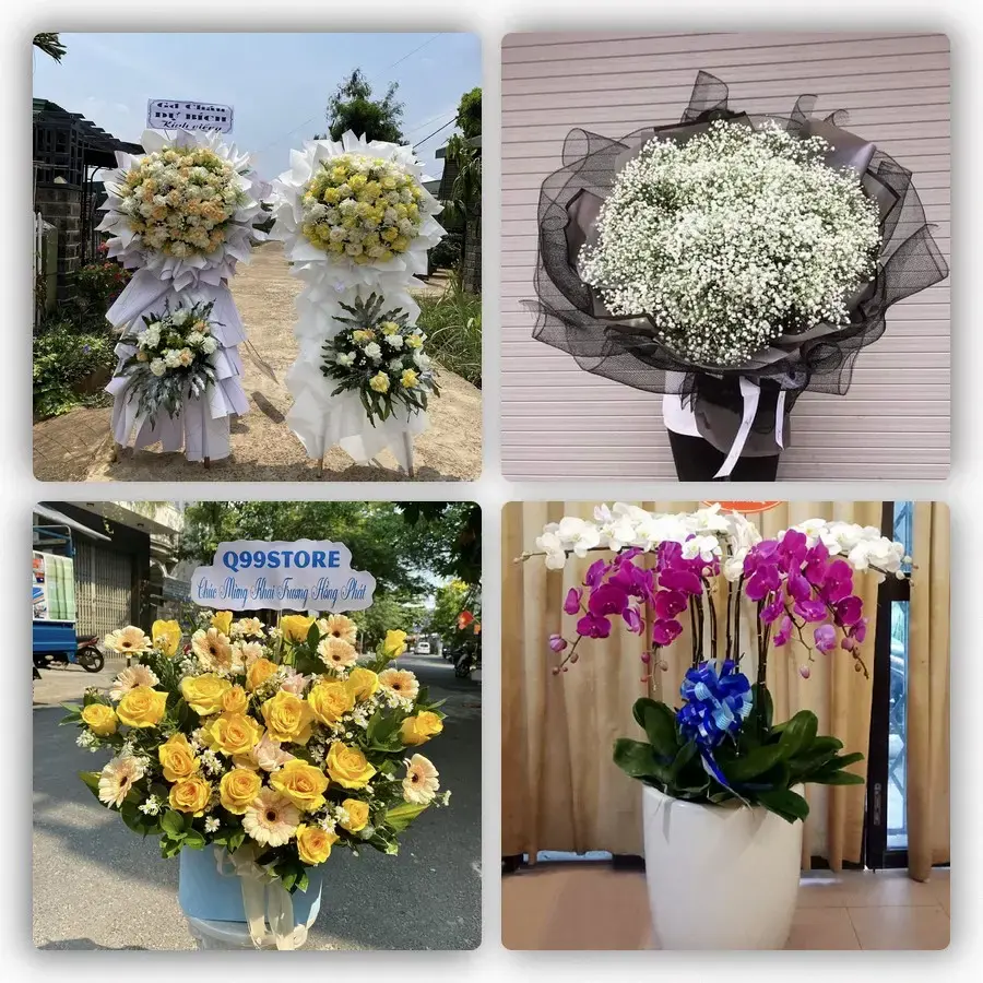 Mẫu hoa tươi tại Phong Nha