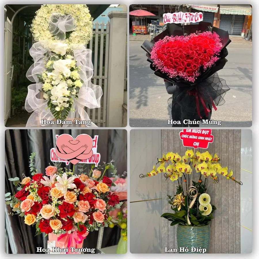 Đặt hoa giao tận nơi khu Phú Thuận, TP.HCM