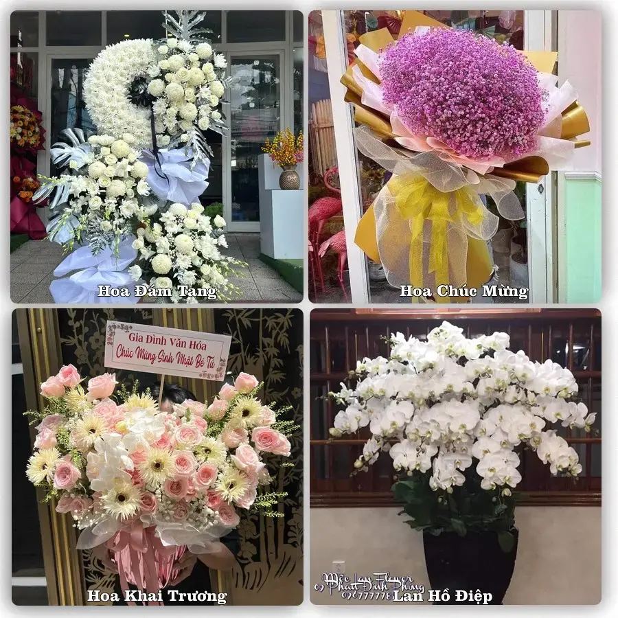 Hoa tươi Phúc Thịnh, nhắn shop là có mẫu gửi ngay