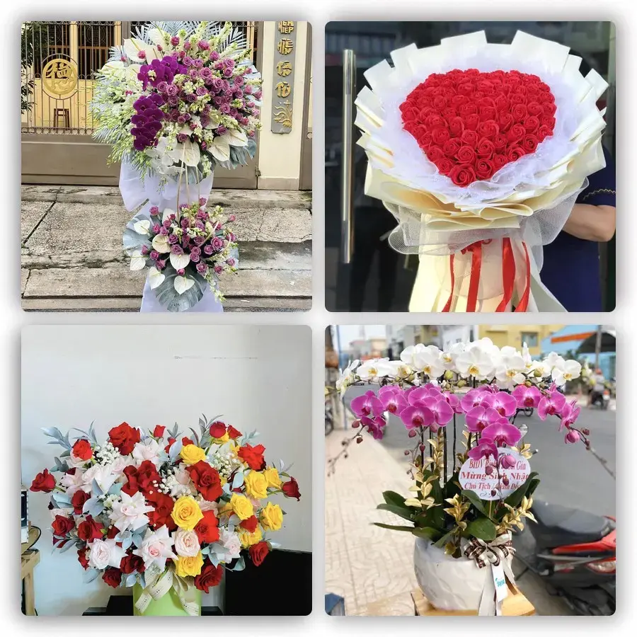Mẫu hoa tươi tại Phước Dân