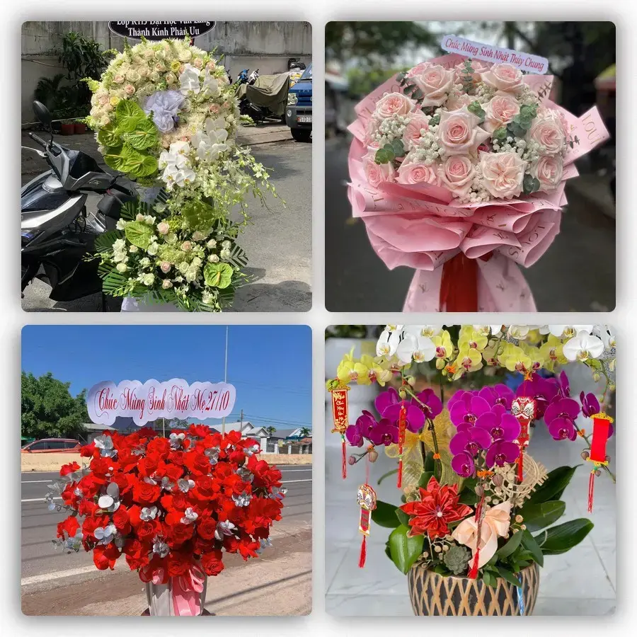 Mẫu hoa tươi tại Phước Hảo
