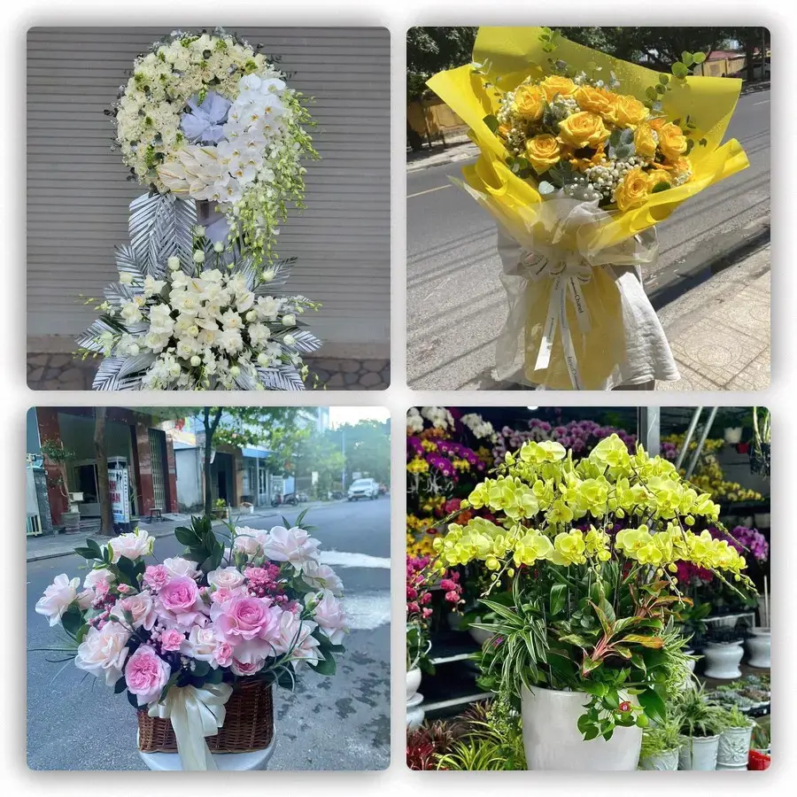 Mẫu hoa tươi tại Phước Hiệp