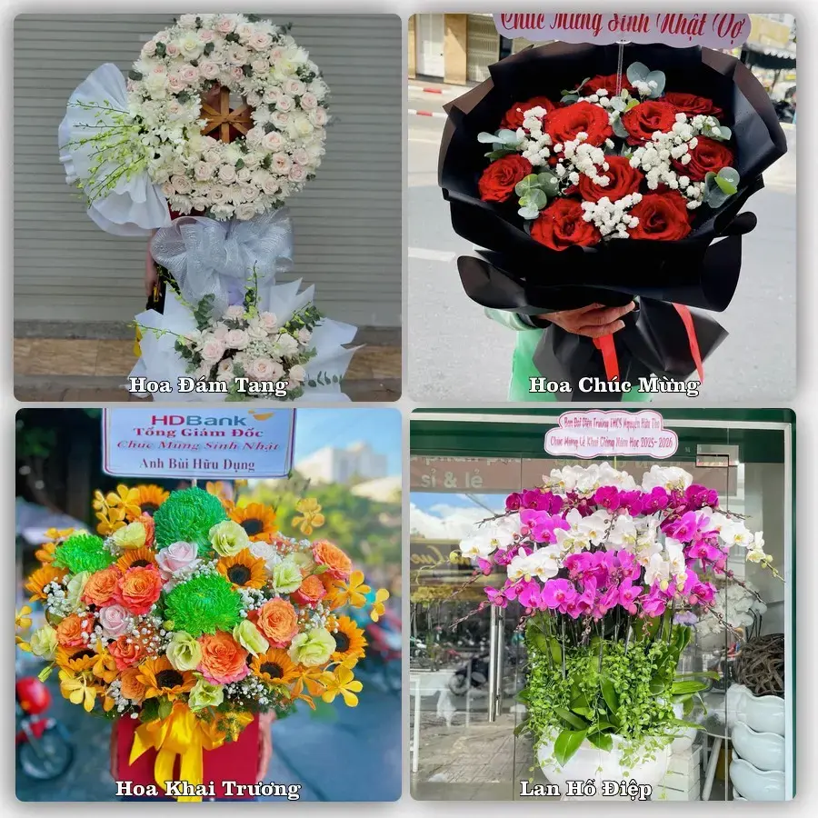 Shop hoa tươi Quận 1, TP.HCM – Giao tận nơi trong 2 giờ