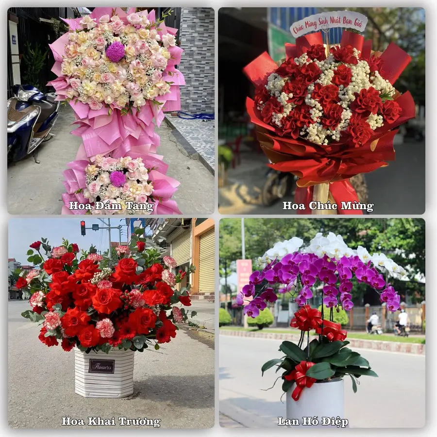 Mẫu hoa tươi dành cho khách đặt hoa tại Quận Cầu Giấy, Hà Nội