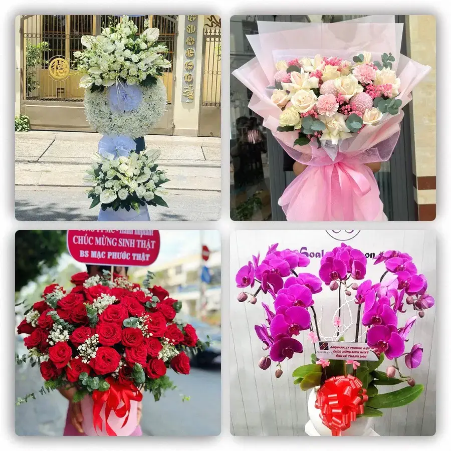 Mẫu hoa tươi tại Sóc Sơn
