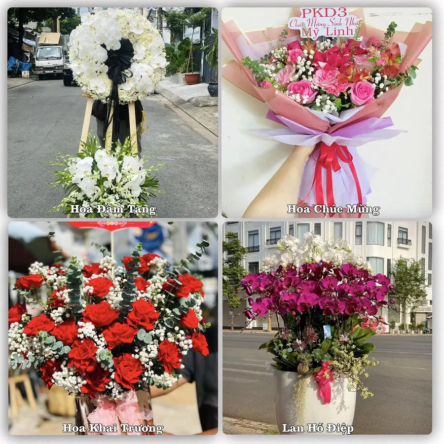 Đặt hoa giao tận nơi khu Sơn Trà, Đà Nẵng