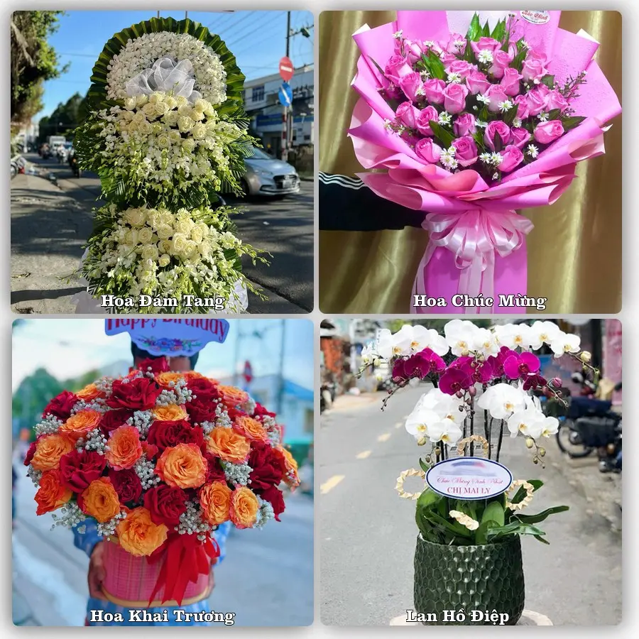 Đặt hoa giao tận nơi khu Tam Thắng, TP.HCM
