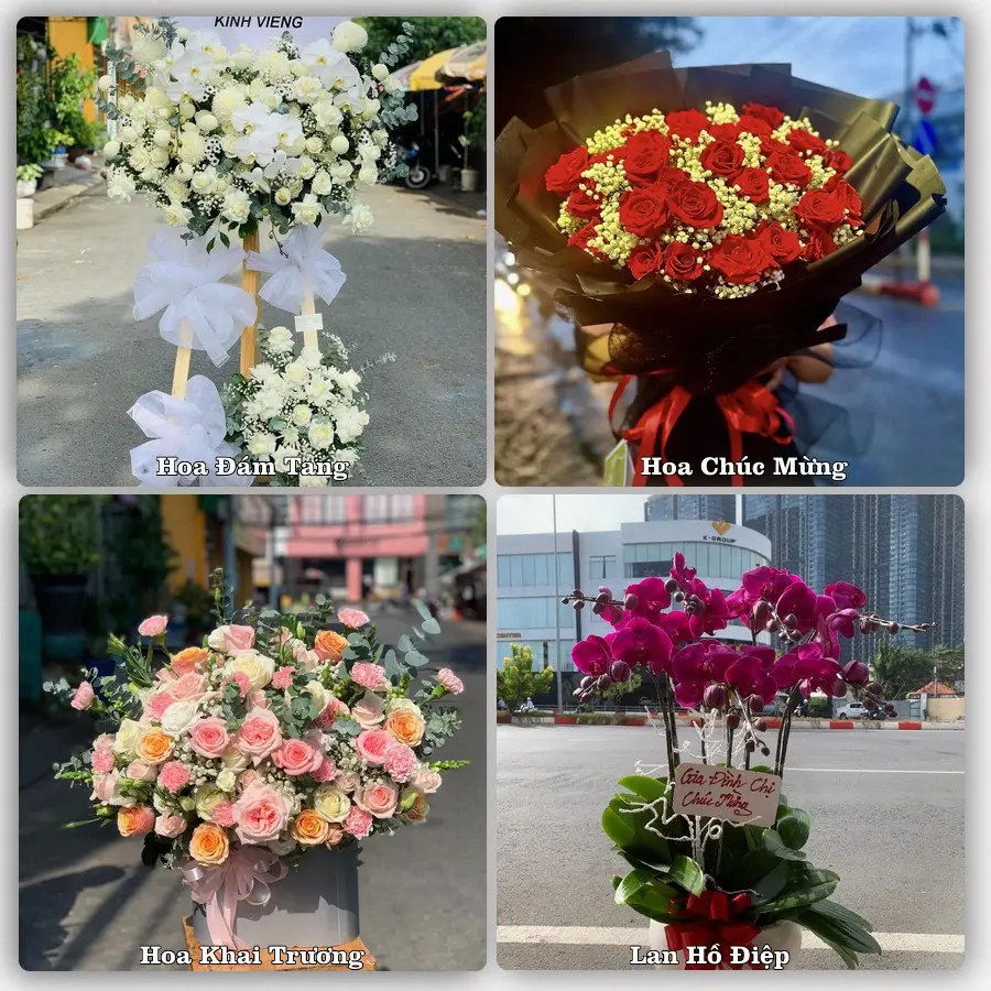 Đặt hoa giao tận nơi khu Tân Định, TP.HCM