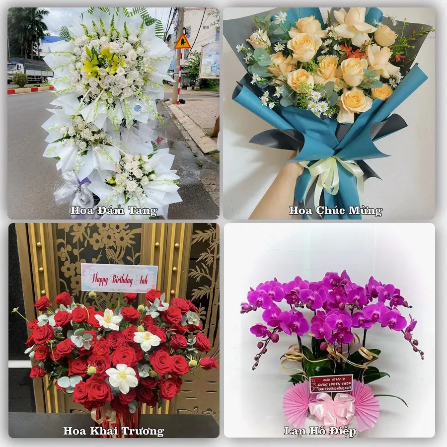 Đặt hoa giao tận nơi khu Tân Đông Hiệp, TP.HCM