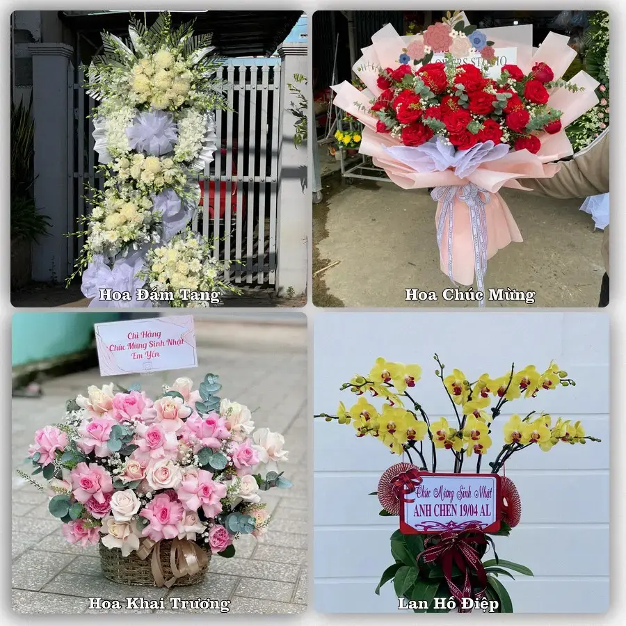 Shop hoa tươi Tân Hưng – hoa khai trương, chúc mừng khu Phú Mỹ Hưng